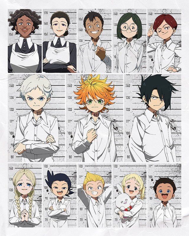 Yakusoku no Neverland Animesinin Ana Kadrosu